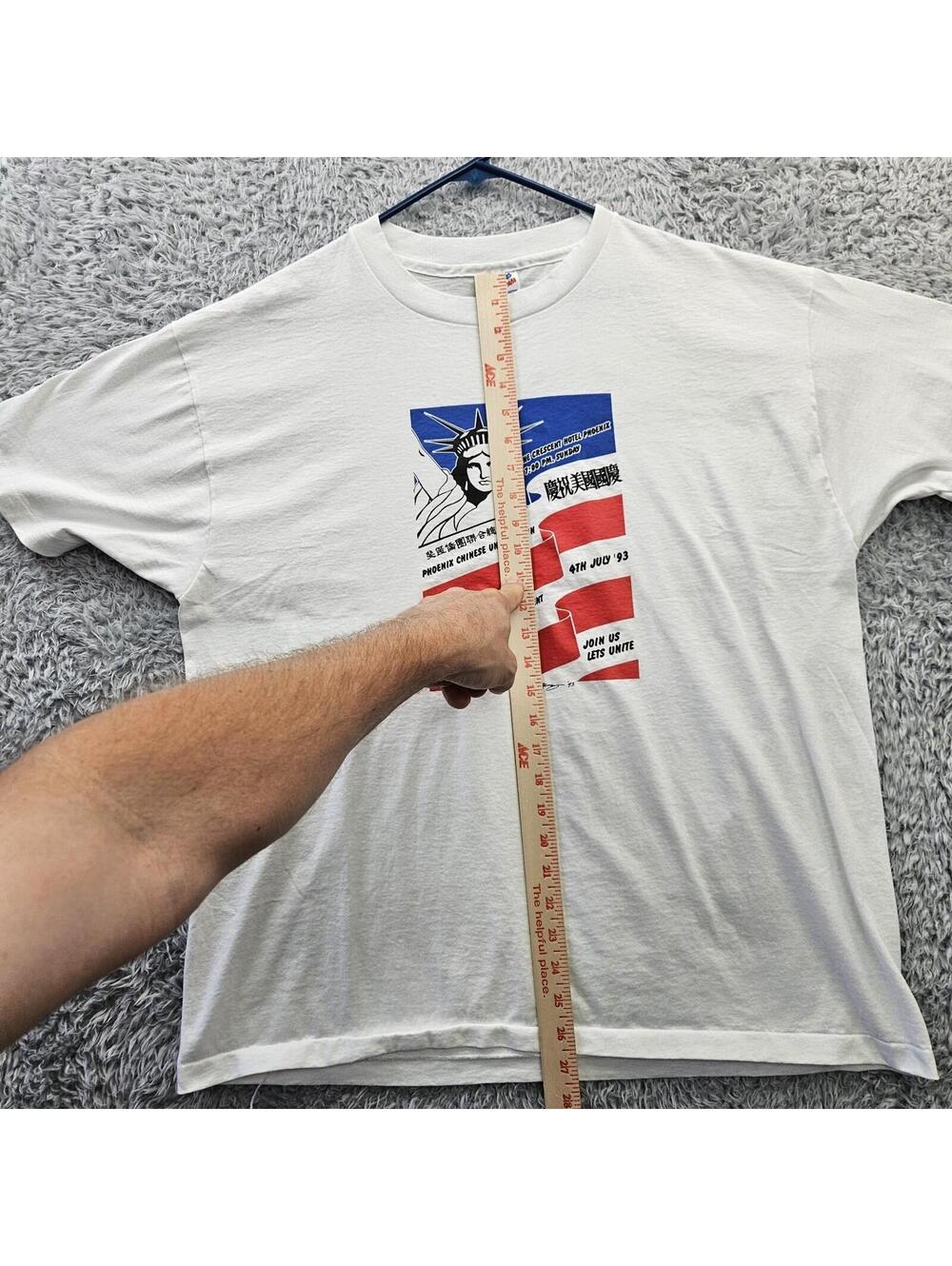 Crescent Hotel Phoenix Vintage T Shirt Chinese Fashion Show 1993 USA Men XL Hane - Picture 7 of 12